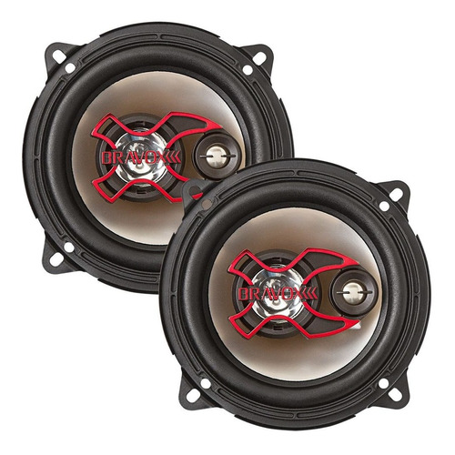 Par Alto Falante 5  Bravox B3x50x - 100w Rms O Par - 4 Ohms