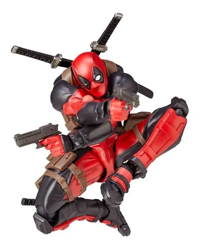 Deadpool Revoltech Action Figure Boneco Dead Pool Hulk Marve