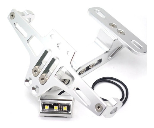 Portaplaca Extensor Fender Universal Con Luz Placa