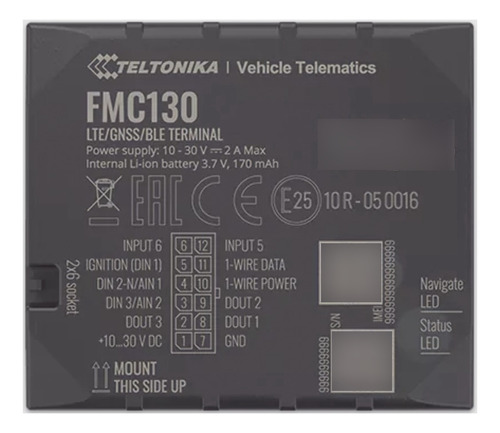 Rastreador Vehicular Lte 4g Con Bluetooth Teltonika, Fmc130