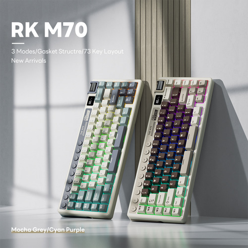 Teclado Mecánico Inalámbrico Español Rk Royal Kludge M70 70%