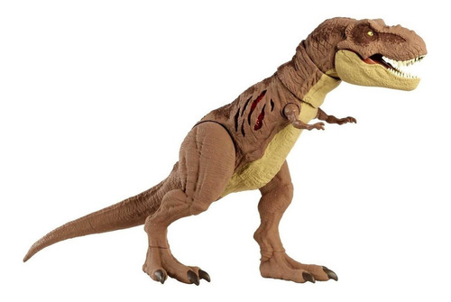 Imagen 1 de 6 de Figura de acción  Tiranosaurio Rex daño extremo Camp Cretaceous GWN26 de Mattel