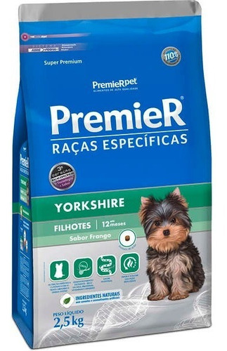 Premier Raças Específicas Yorkshire Filhotes 2,5kg