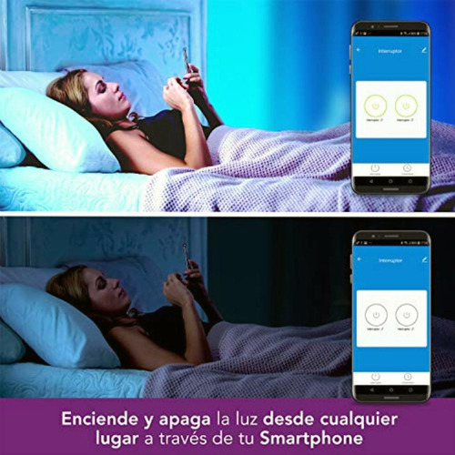 Interruptor De Pared Wifi, 2 Apagadores Lloyd's (no