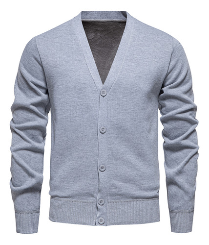 Suéter Para Hombre, Chaqueta Casual De Negocios Con Cuello E