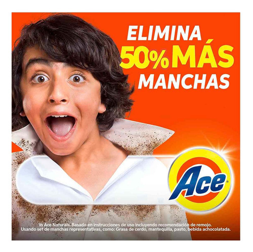 Detergente Lavandería En Polvo Ace Regular Ropa Color 648g