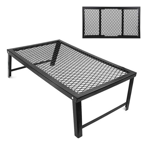 Camping Grill Gate Parrilla Plegable Para Barbacoa Camp...