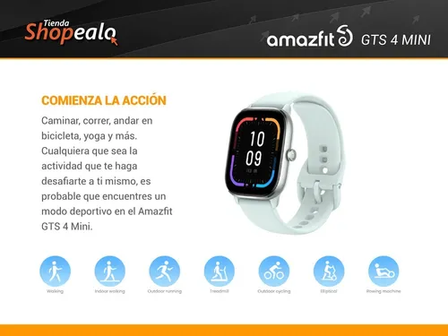 Smartwatch Reloj Inteligente Amazfit Gts 4 Mini 1,65 Blue