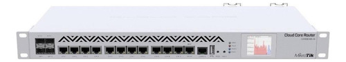 Router MikroTik Cloud Core CCR1036-12G-4S-EM blanco 100V/240V