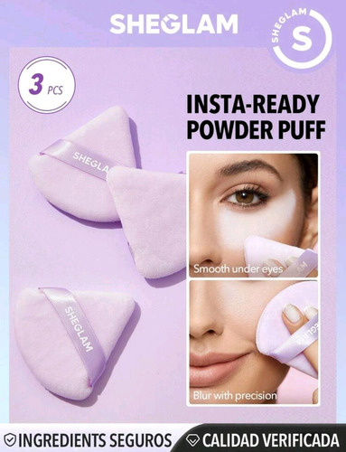 Esponja Sheglam Para Maquillaje Soplo De Polvo Insta-ready