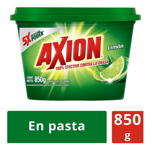 Lavaloza Axion Limon 850g - Unidad a $16