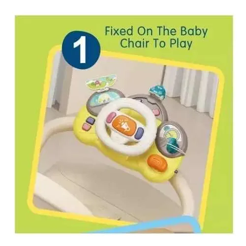 Volante Infantil Multifunción Para Bebé, Juguetes Musicales