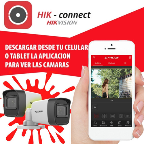 Camara Seguridad Hikvision Full Hd 1080p 16d0t-exipf Ext 2.8