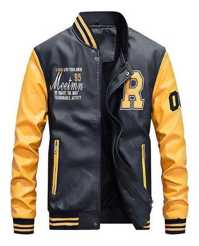 Nueva Chaqueta De Béisbol Informal Holgada Para Hombre Nueva