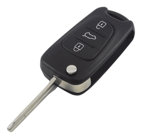 Imagen 3 de 9 de Carcasa Para Llave Auto Kia Sportage Hyundai 3bot Izquierda