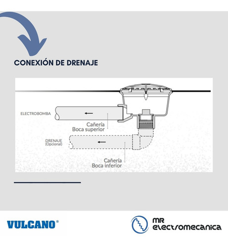 Imagen 5 de 10 de Toma Fondo Vulcano Para Piscinas De Fibra 125002