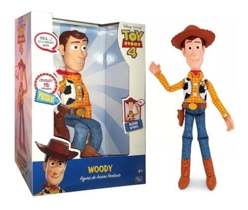 Woody Muñeco Juguete Toy Story Comisario 15 Frases Español