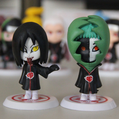 Kit de 11 miniaturas de Akatsuki Itachi Tobi Pain Naruto Shippuden