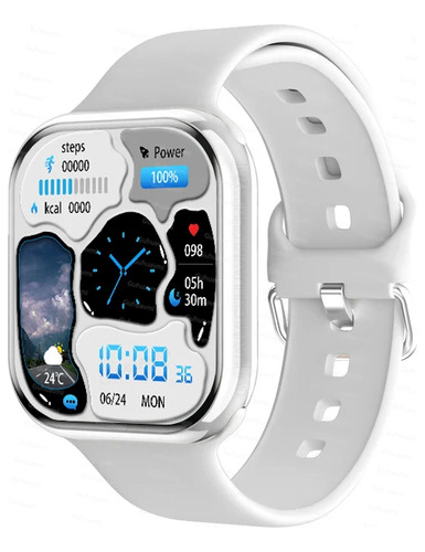 Watch9 Man Gps Para Apple Always Call Health Nfc Smartwatch