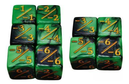 4 X 10 Piezas De Contador De Dados D6 Para Juego De Mesa,