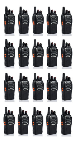 Pack 20 Radio Walkie Talkie Portatil Baofeng Uhf Bf-888s