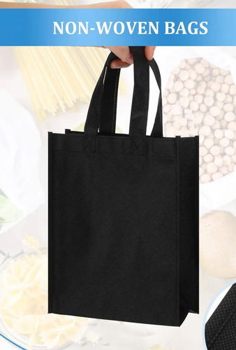Bolsas Verticales Ecologicas 43x38x10polipropileno 100 Pzas Negro Larga