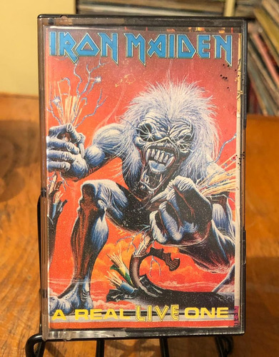 Iron Maiden - A Real Live One. Cassette, Album.