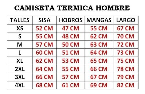Remera Camiseta Térmica Primera Piel Manga Larga Para Hombre