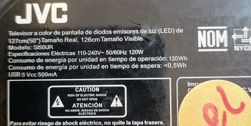 Tiras Led Jvc Si50ur 50hr332m09a0 V2 (Usado)