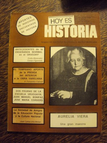 Revista Hoy Es Historia Enseñanza Educación Varela Aurelia V