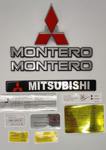 Montero Mitsubishi 1985 - 1997 Emblemas Y Calcomanias