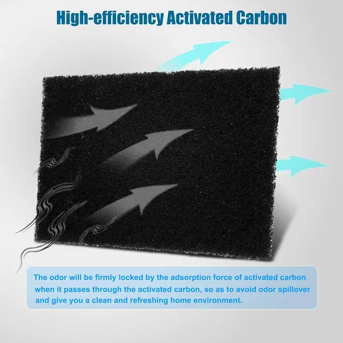 Filtros Absorbentes De Olores Universales De 12 Paquete...