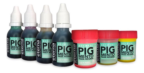 Pigmento Colorear Fosforecente Resina Vidrio Liquido.eterna
