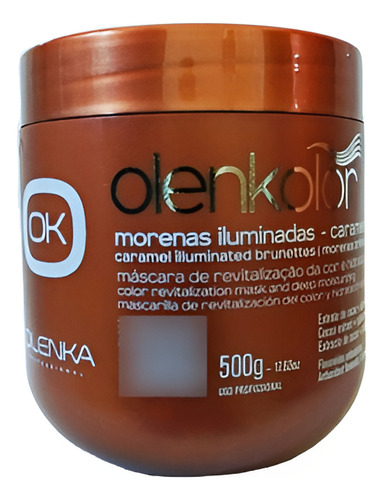 Máscara De Revitalização Morenas Iluminadas Caramelo Olenka