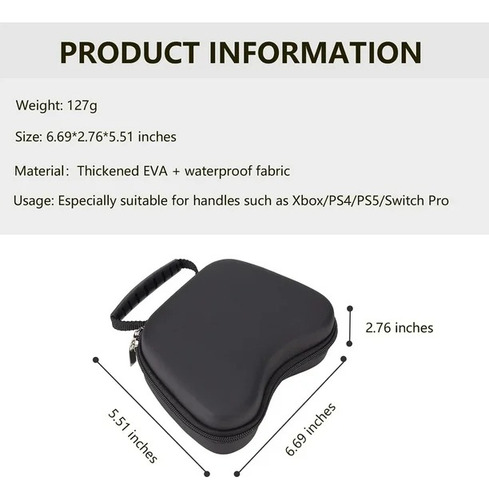 Estuche Case Protector Control Mando - Ps5 Ps4 Xbox Switch
