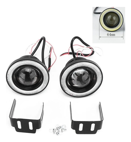 Faros 2.5 Pulgadas Ojo De Angel Led 1 Par Luz Antiniebla