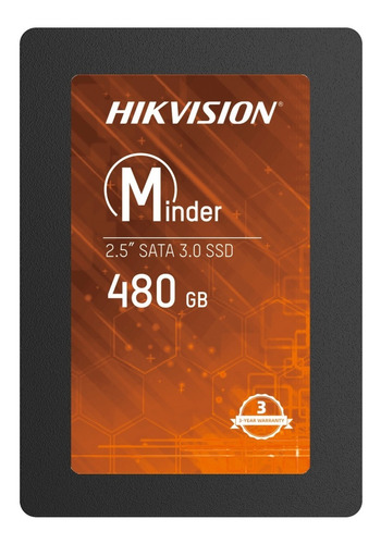 Unidad Estado Solido Nand/sata Iii Hikvision Minder(s)/480g