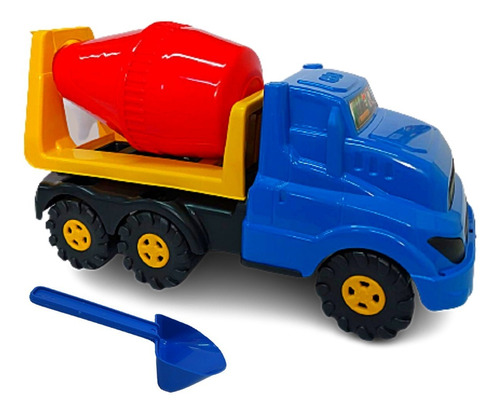 Caminhão Betoneira Infantil Grande 50cm Plastico Cor Sortida