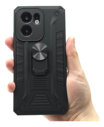 Funda - Protector - Case Para Oppo Reno 13f 5g Uso Rudo Negro Oppo Reno 13f 5g