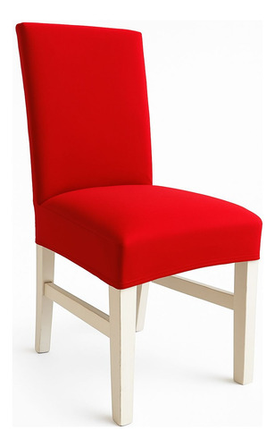 Fundas Elastizadas Lisas Para Sillas Por Unidad Rojo Liso