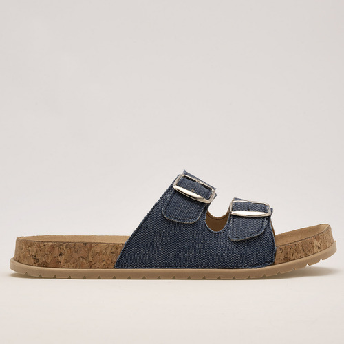 Sandalia Plataforma Mujer Via Moda Mezclilla 121-773