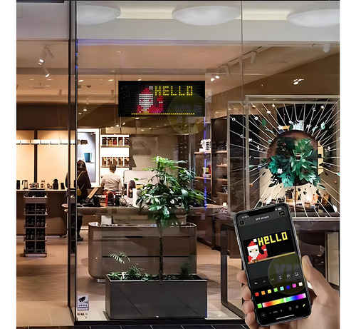 Letrero Led Auto Bluetooth App Publicidad Matriz Funcional (Usado)