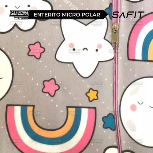 Enterito Micro Polar Niños Infantil Monito Pijama Safit 312