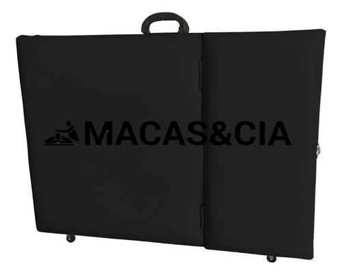 Maca Madeira Cabeceira + Cadeira + Escada + Carrinho Preto