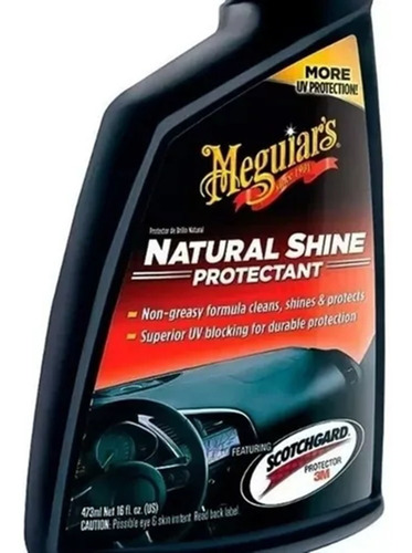 Imagem 3 de 7 de Renovador De Plásticos Natural Shine Protectant - Meguiars