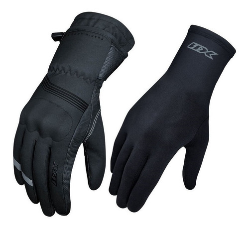 Luva X11 Dry Tech Impermeável + Luva Thermic Motociclista Tamanho P