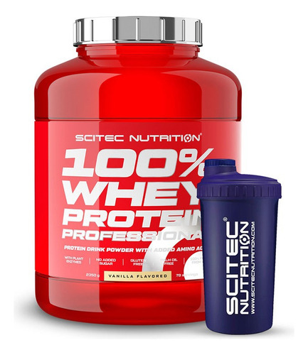 Proteina 100% Whey Professional 5.1lb + Shaker - Scitec
