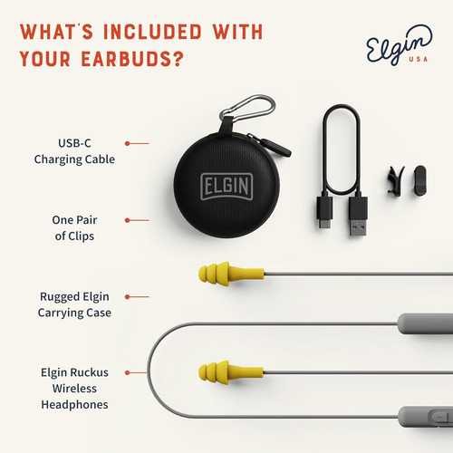 Auriculares Inalambricos Bluetooth Elgin Ruckus, 25 Db