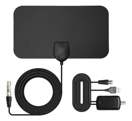 Antena Digital Hdtv Interna Com Amplificador - 4k 1080p
