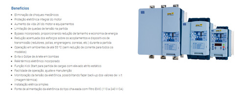 Soft Starter Weg Ssw07 255a 100cv 220v/175cv 380v/200cv 440v